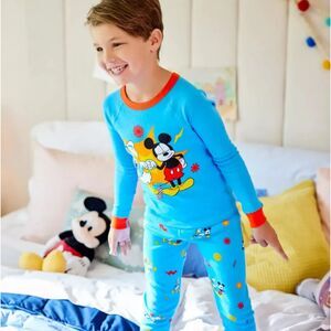 Disney Mickey Mouse and Donald Duck 2-piece pajama set SZ 4T 100% Cotton Cozy